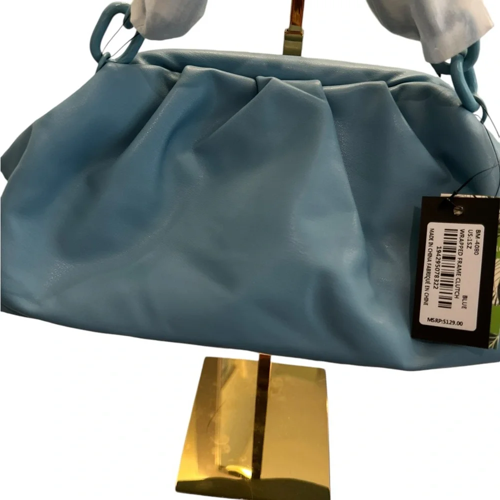 Badgley Mischka Clutch Bag Taupe only Now Available - Picture 8 of 12